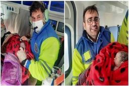 نوزاد عجول البرزی بر فراز آسمان به دنیا آمد
