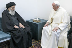 انتشار شرح دیدار پاپ با آیت‌الله سیستانی 