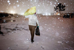 من هم روزی برف را دوست داشتم/ درباره عکسی از کارتن‌خواب‌های مشهد