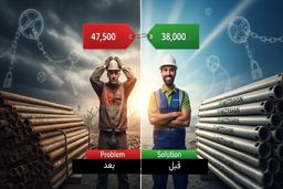 تحریم‌های جدید؛ قیمت لوله داربست 12% گران شد! 3 راهکار فوری برای پیمانکاران