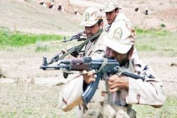 درگیری مرزبانان در سراوان با گروهک تروریستی