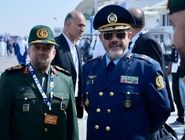 حضور وزیر دفاع ایران در نمایشگاه هوایی دبی ۲۰۲۵
