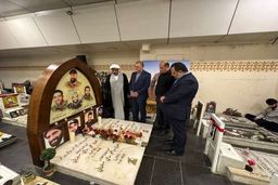 نمایندگان بنیاد شهید بر مزار شهید نصرالله در بیروت حاضر شدند