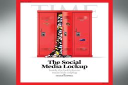 کاور نشریه تایم: « قفل‌زدن به رسانه‌های اجتماعی»