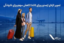 تصویر تازه‌ای از صدور ویزای کانادا؛ کاهش سهم ویزای خانوادگی