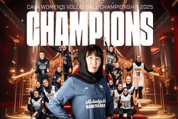 زنان والیبالیست ایران قهرمان آسیای مرکزی شدند