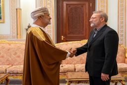 تصاوری از دیدار علی لاریجانی با سلطان عمان