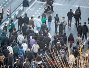 جانِ به لب رسیده/ درباره عکسی از تجمع اعتراضی بازاریان تهران